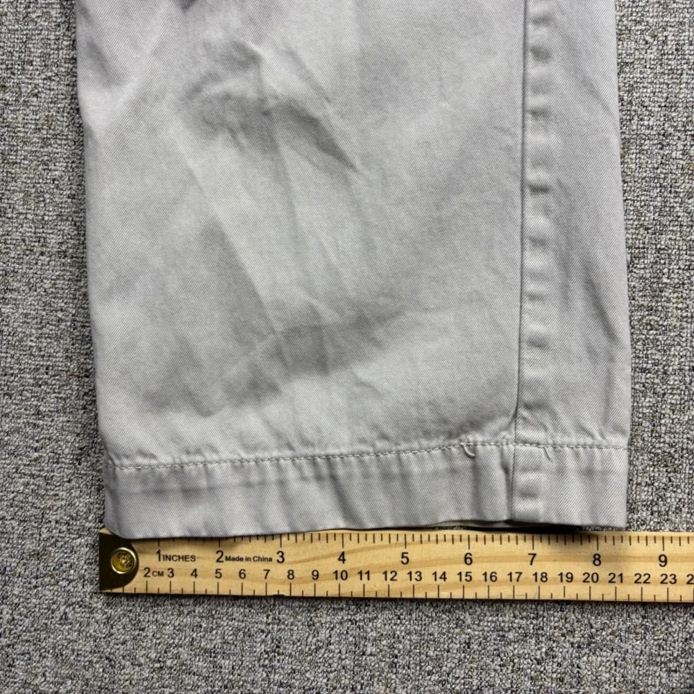 Tommy Bahama Pants Mens 34 Boracay Straight Gray Pima Cotton Chino 34x31